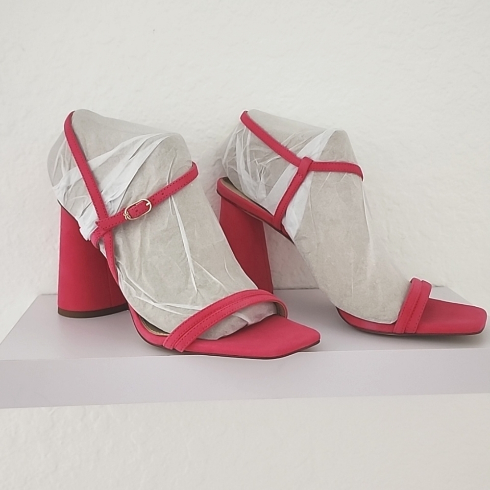 Sam Edelman Women's Kit Slingback, Block Heeled, Leather NIB Sandals. Size 9M - Picture 11 of 16
